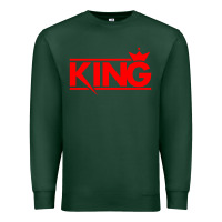 Sports Green king Premium Sweatshirt - linhVisuals