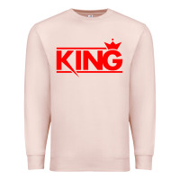 Pale Pink king Premium Sweatshirt - linhVisuals
