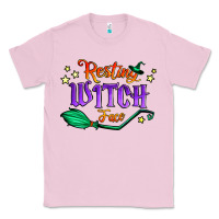 Bubblegum Pink resting witch face Classic Tee - Jasminsmagicworld
