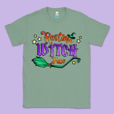 Resting Witch Face Classic Tee Designed By Jasminsmagicworld