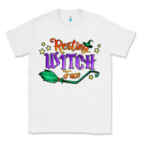 White resting witch face Classic Tee - Jasminsmagicworld