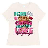 Bone Iced Coffee is my love language Valentine's Day Ladies Tee - FaDigitalArtStudio