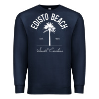 Edisto Beach Sc Palm Tree Edisto Beach Gift Pullover Hoodie Premium Sweatshirt | Teevron