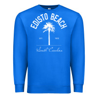 True Royal edisto beach sc palm tree edisto beach gift pullover hoodie Premium Sweatshirt - linhVisuals