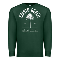 Sports Green edisto beach sc palm tree edisto beach gift pullover hoodie Premium Sweatshirt - linhVisuals