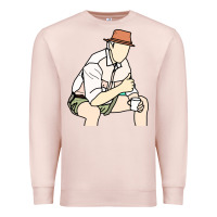 Pale Pink russell coight Premium Sweatshirt - linhVisuals