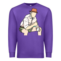 Purple russell coight Premium Sweatshirt - linhVisuals