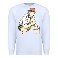 White russell coight Premium Sweatshirt - linhVisuals