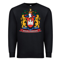 Black wigan warriors Premium Sweatshirt - linhVisuals