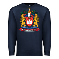 Navy wigan warriors Premium Sweatshirt - linhVisuals