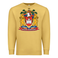 Antique Gold wigan warriors Premium Sweatshirt - linhVisuals