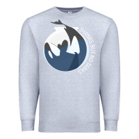 Heather Grey thanks but no tanks Premium Sweatshirt - linhVisuals