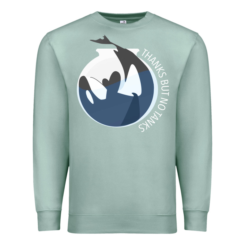 Thanks But No Tanks Premium Sweatshirt by linhVisuals | Teevron