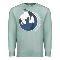 Seafoam thanks but no tanks Premium Sweatshirt - linhVisuals
