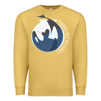 Antique Gold thanks but no tanks Premium Sweatshirt - linhVisuals