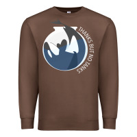 Chestnut thanks but no tanks Premium Sweatshirt - linhVisuals
