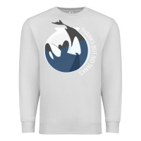Dove Grey thanks but no tanks Premium Sweatshirt - linhVisuals