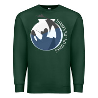 Sports Green thanks but no tanks Premium Sweatshirt - linhVisuals