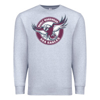 Heather Grey manly warringah sea eagles Premium Sweatshirt - linhVisuals