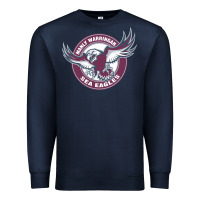 Navy manly warringah sea eagles Premium Sweatshirt - linhVisuals