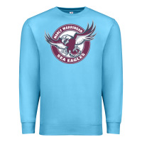 Ocean Blue manly warringah sea eagles Premium Sweatshirt - linhVisuals