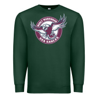 Sports Green manly warringah sea eagles Premium Sweatshirt - linhVisuals