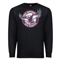 Black manly warringah sea eagles Premium Sweatshirt - linhVisuals