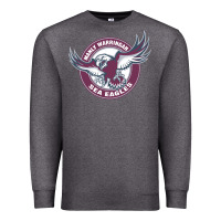 Charcoal Heather manly warringah sea eagles Premium Sweatshirt - linhVisuals