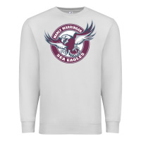 Dove Grey manly warringah sea eagles Premium Sweatshirt - linhVisuals