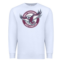 White manly warringah sea eagles Premium Sweatshirt - linhVisuals