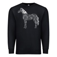 Black horse lover t  shirthorse t  shirt (1) Premium Sweatshirt - linhVisuals