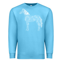 Ocean Blue horse lover t  shirthorse t  shirt (1) Premium Sweatshirt - linhVisuals