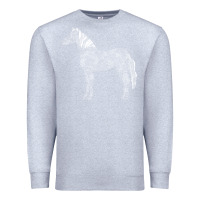 Heather Grey horse lover t  shirthorse t  shirt (1) Premium Sweatshirt - linhVisuals