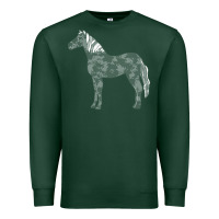 Sports Green horse lover t  shirthorse t  shirt (1) Premium Sweatshirt - linhVisuals