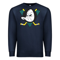 Navy the mighty ducks classic Premium Sweatshirt - linhVisuals