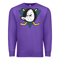 Purple the mighty ducks classic Premium Sweatshirt - linhVisuals