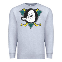 Heather Grey the mighty ducks classic Premium Sweatshirt - linhVisuals