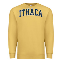 Antique Gold ithaca new york ny vintage sports design navy design t shirt Premium Sweatshirt - linhVisuals
