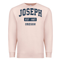 Pale Pink joseph oregon or vintage sports established navy design t shirt Premium Sweatshirt - linhVisuals