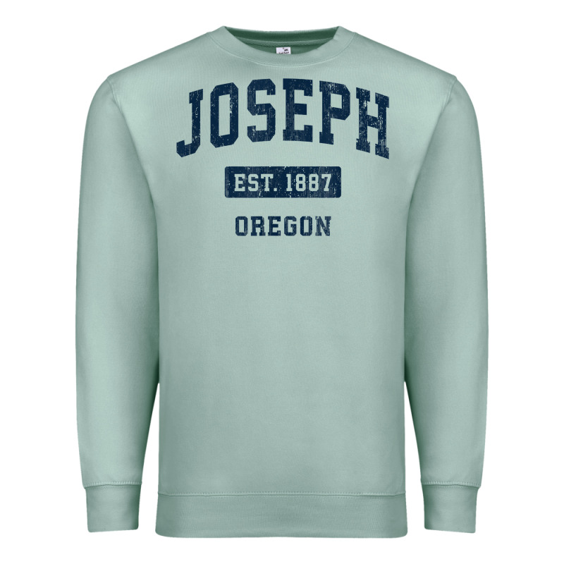 Joseph Oregon Or Vintage Sports Established Navy Design T Shirt Premium Sweatshirt by linhVisuals | Teevron