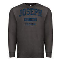 Smoke joseph oregon or vintage sports established navy design t shirt Premium Sweatshirt - linhVisuals