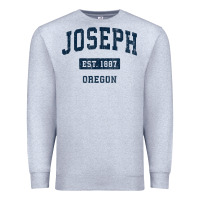 Heather Grey joseph oregon or vintage sports established navy design t shirt Premium Sweatshirt - linhVisuals