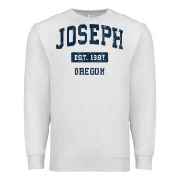 Oatmeal Heather joseph oregon or vintage sports established navy design t shirt Premium Sweatshirt - linhVisuals