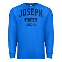 True Royal joseph oregon or vintage sports established navy design t shirt Premium Sweatshirt - linhVisuals