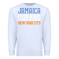 White jamaica queens new york ny t shirt Premium Sweatshirt - linhVisuals