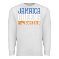 Oatmeal Heather jamaica queens new york ny t shirt Premium Sweatshirt - linhVisuals