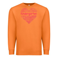 Carrot cute love heart kindergarten teacher valentines day womens Premium Sweatshirt - linhVisuals