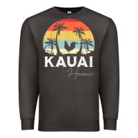 Smoke kauai hawaii chicken lover souvenir t shirt Premium Sweatshirt - linhVisuals