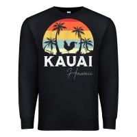 Black kauai hawaii chicken lover souvenir t shirt Premium Sweatshirt - linhVisuals