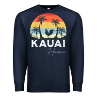 Navy kauai hawaii chicken lover souvenir t shirt Premium Sweatshirt - linhVisuals
